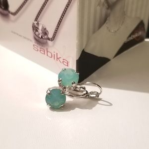 Sabika  Drop pendant earrings NWOT vintage 2010